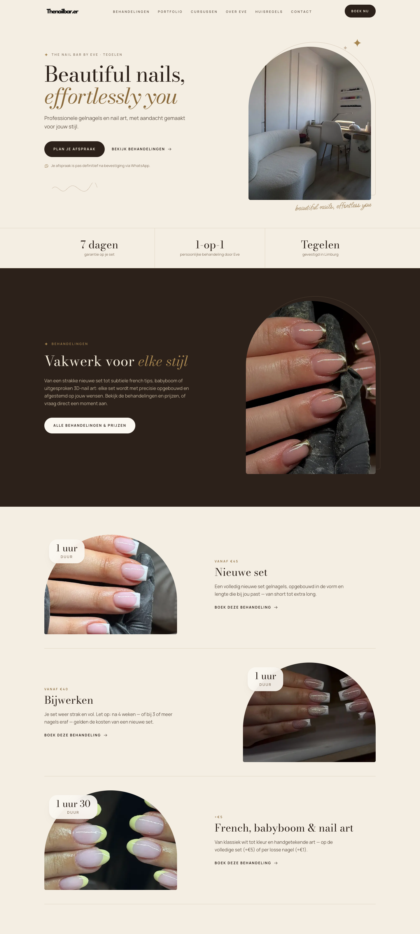 A captured screen from The Nail Bar by Eve